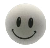 Happy Smiley Face White Car Truck SUV Antenna Topper