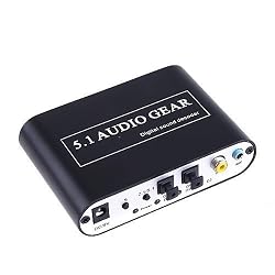 DTS/AC-3 digital signal into 5.1 analog signal Digital Sound Decoder
