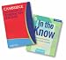 Book In the Know and Cambridge Dictionary of American Idioms Set of 2 Paperbacks