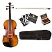 Cecilio CVA-500 Handmade Ebony Fitted Viola Outfit - 15 Inches