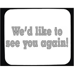 Mauspad mit der Grafik: see you again