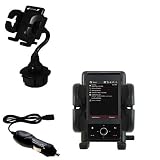 HTC Raphael Auto Cup Holder with Car Charger - Uses Gomadic TipExchange