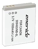Eneride E Can NB 6 L Lithium-Ionen-Akku (1000 mAh, 3,7 Volt) für Canon Ixus 85 IS, Canon Ixus 95 IS, Canon Powershot D 10