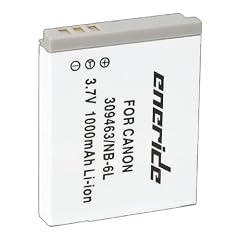 Eneride E Can NB 6 L Lithium-Ionen-Akku (1000 mAh, 3,7 Volt) f�r Canon Ixus 85 IS, Canon Ixus 95 IS, Canon Powershot D 10