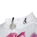 QinYing Women Breathable Cycling Jersey Red Flower Shirt Short Sleeve S