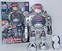 Space Fighter Programmable Toy Robot Shoots Foam Frisbees