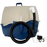 Whisker Vent Odorless Litter Box Through Wall Venting System, 12-Feet Vent Hose