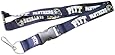 NCAA Pittsburgh Pitt Panthers Collegiate Sports Team Logo Clip Lanyard Keychain Id Holder Grey