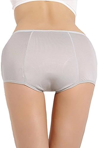 Larnaca Women's Leak-proof Physiological Triangle Panties (XX－Large, Light grey)