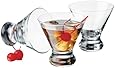 Libbey 4-Piece Cosmopolitan Cocktail/Martini Glasses, 8 Ounce, Clear