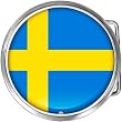 Sweden Flag Belt Buckle