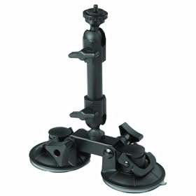 Delkin Devices DDMOUNT-SUCTION Fat Gecko Double Knuckle Dual Suction Cup Camera Mount by Delkin