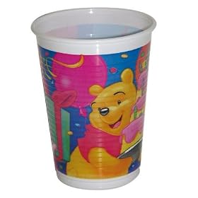 Winnie the Pooh Birthday cup pack of 10