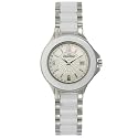 Lucien Piccard Women's Diamond And Ceramic Watch #28002WHD