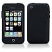 JSG Accessories BLACK Silicone Skin Case Cover for Apple iPhone 3G & New 3GS 8GB, 16GB & 32GB