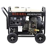 ETQ DG6LE 6,000 Watt 8 HP 406cc Diesel Powered Portable Generator (Non-CARB Compliant)
