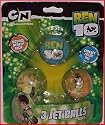 Ben 10 - Pack of 3 Jet Balls ( Ben 10 logo-Alien figure & Stinkfly)