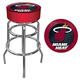 Miami Heat NBA Padded Swivel Bar Stool