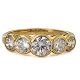 Michael Valitutti 14K Yellow Gold Signity® CZ Ring