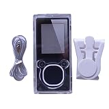 2nd Generation Microsoft Zune 4GB 8GB Polycarbonate Crystal Carrying Case with Removable Belt Cllip and Lanyard