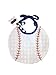 Mud Pie Baby Boy Multi-color Little Sport Bibs (Baseball Bib)