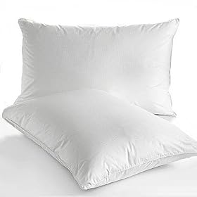 Linens Limited White Goose Feather And Down Pillows, Pair