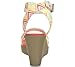 Crocs Womens Womens 15313 Leigh Graphic Wedge Pump,Multi/Mushroom,8 M US