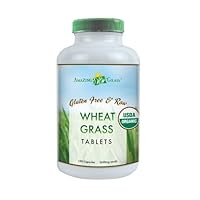 Amazing Grass Organic Wheat Grass Tablets, 200-Count Bottle