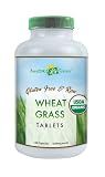 Amazing Grass Organic Wheat Grass Tablets, 200-Count Bottle