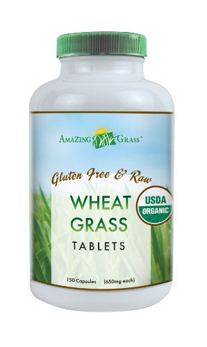 Amazing Grass Organic Wheat Grass Tablets 200 Count 