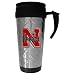 NCAA Nebraska Cornhuskers Diamond Plate Travel Mug