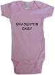 BRADENTON BABY - City Series - White, Blue or Pink Onesie / Baby T-shirt