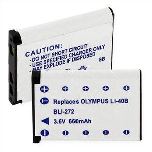 3.7v 660 mAh Black Digital Camera Battery for Nikon Coolpix S520 from 1800Battery.com