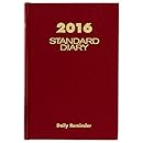 AT-A-GLANCE Standard Diary 2016, Daily Diary, 5.75 x 8.25 Inches, Red (SD38913)