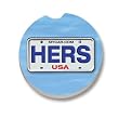 Hers License Plate Car Coaster, Single