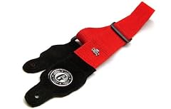 Red 'Hemp Series' Hemp Guitar Strap for Electric/Acoustic/Bass Guitar