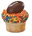 Football Cupcake Rings 12 Pack