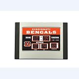 NFL Cincinnati Bengals Scoreboard Desk Clock