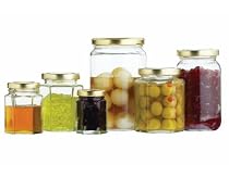 Kitchen Craft Round Jam Jar with Twist-off Lid, 2 lb (908 ml)