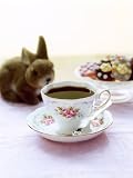 Cup of Coffee, Easter Biscuits and Plush Bunny Photographic Poster Print by Roland Zollner, 18x24