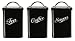 Kitchen & Housewares : Black 'Streamline' Enamel Metal Tea, Coffee and Sugar Canisters