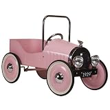 American-Retro Classic Steel 1929 Jalopy Pedal Car-Pink