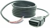 OBDII Cable, J1962M to Open End, 10ft (144505)
