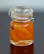 Miniature Artisan Whole Baby Carrots in a Canning Jar