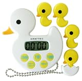DRETEC あひるタイマー 【子あひるマグネット付】 T-179
