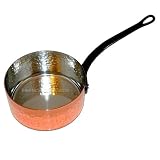 Authentic French COPPER SAUCEPAN (pan/pot/casserole) - 18 cm = 7 1/8