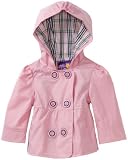 Pink Platinum Girls Button Front Raincoat - 2 Colors Available (Sizes 4-6X)