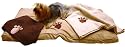 LUXURY PET DOG PUPPY CAT KITTEN CARE SET BED BLANKET TOWEL