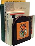 Wood Bookends with Tiles