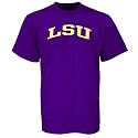 LSU Tigers Purple Arched T-shirt